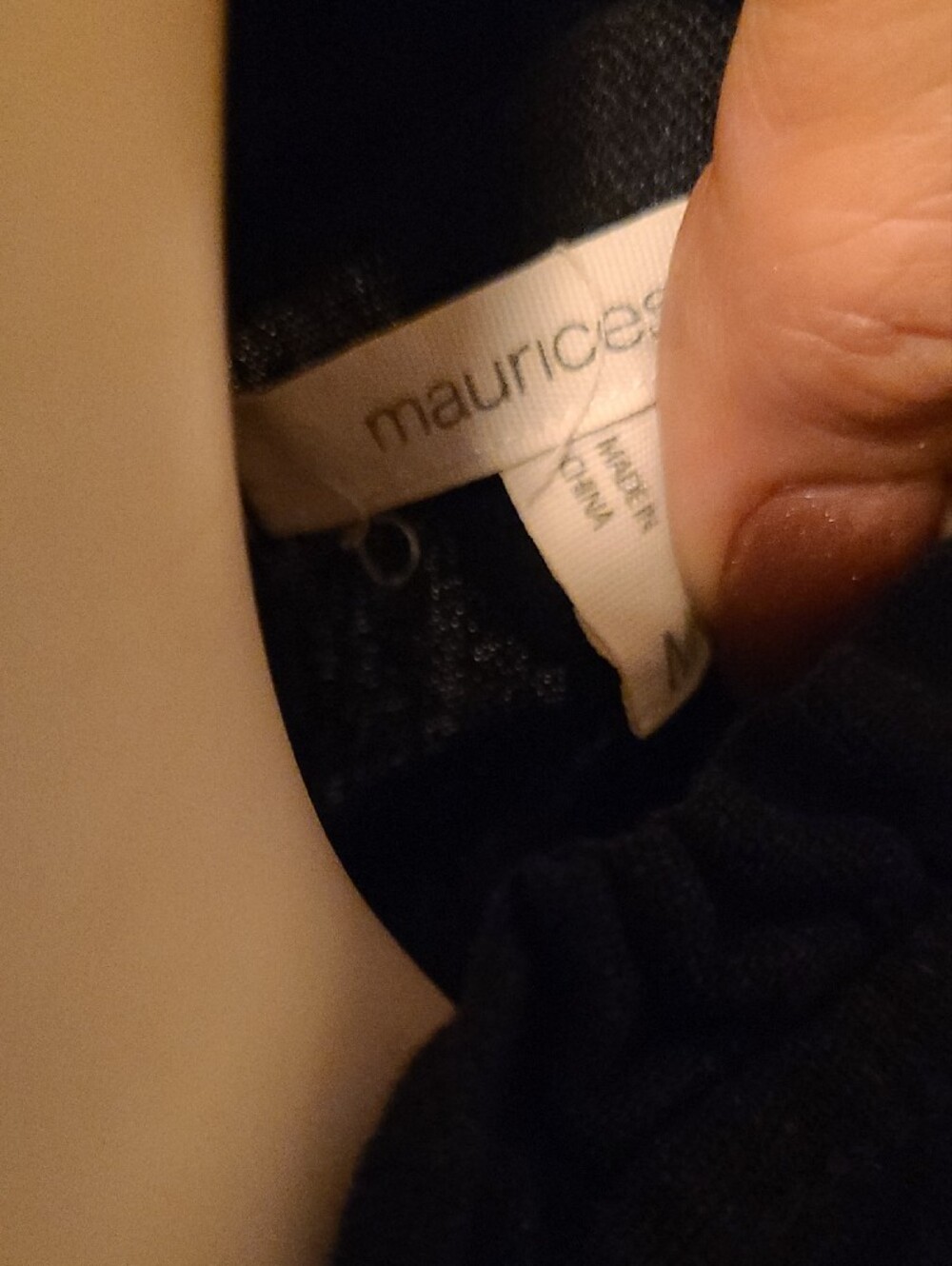 Maurices Navy Ruffled Detail Open-Front Jacket - Picture 2 of 7